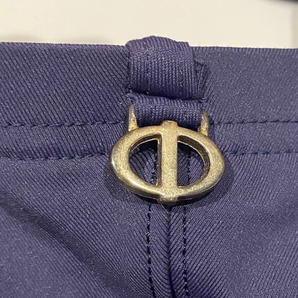 IODUS par Pierre Martinez Bikini Convertible Top Navy Blue Bikini Sz 6 - Picture 8 of 10